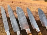 Custom Damascus Chef knife set
