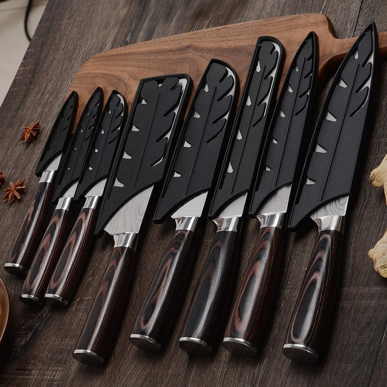 Kitchen Knife Set Damascus Chef Knives