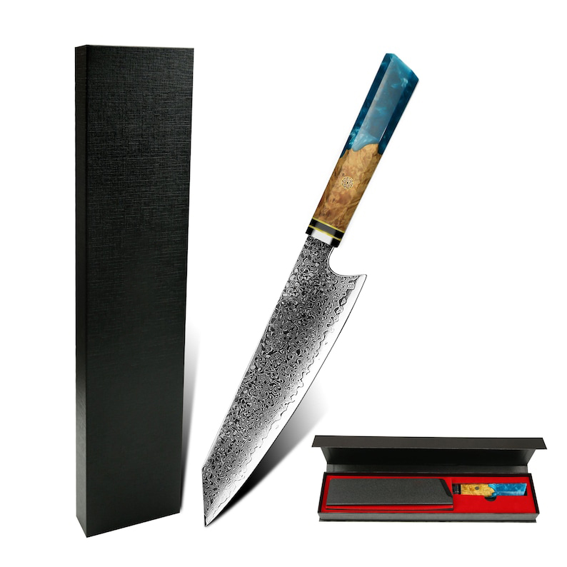 High Carbon Stainless steel 8 Inch Santoku Knife