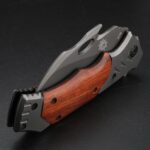Folding Pocket Knife With Curved Blade