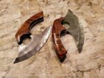 Tang Blade Damascus ULU Knife