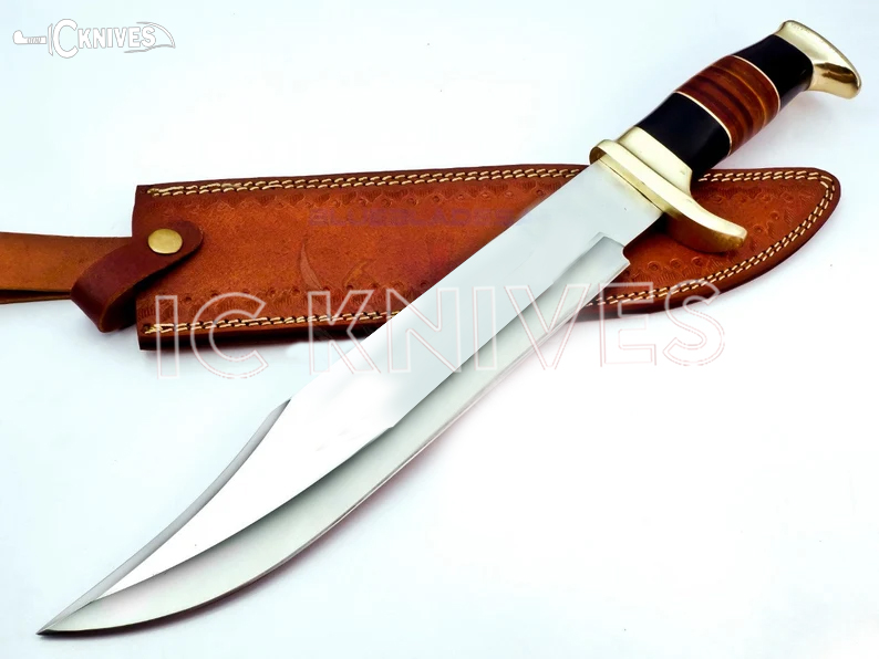 Forged Hunter Carbon Steel Bowie Knife