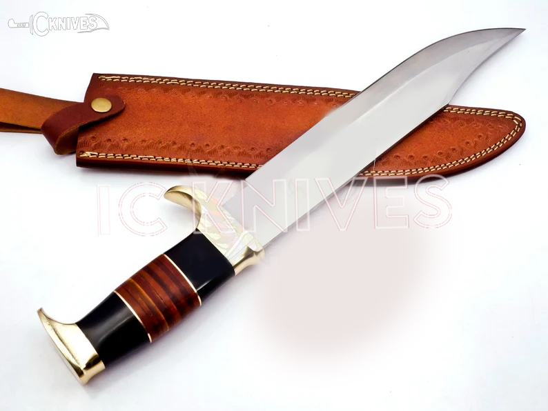 Forged Hunter Steel Bowie Knife